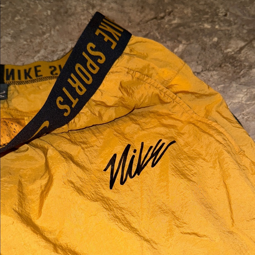 Nike Mustard Yellow Sports Pants - Picture 3 of 11